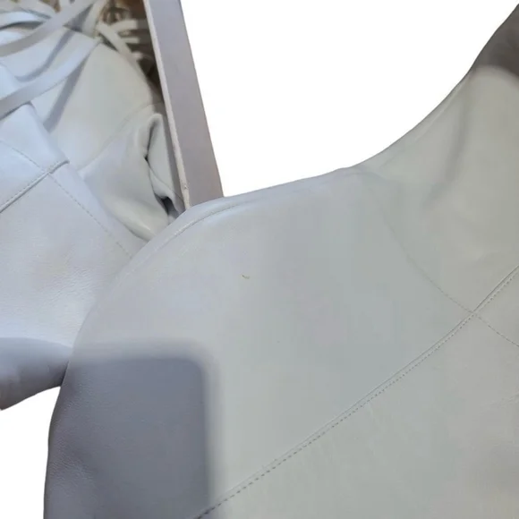 Sergio Rossi White Leather Over the Knee Boots IT 36 US 6 - Picture 9 of 16